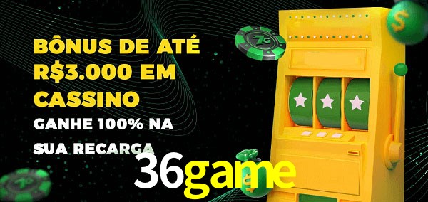 36game melhor bônus de depósito